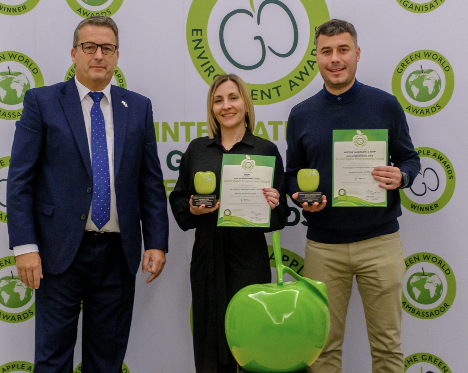 Blythe Wins Prestigious Green Apple Award