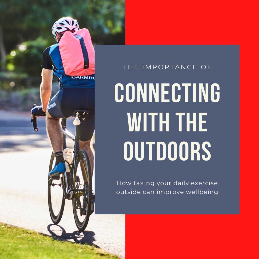 How can exercise and the outdoors improve mental health?
